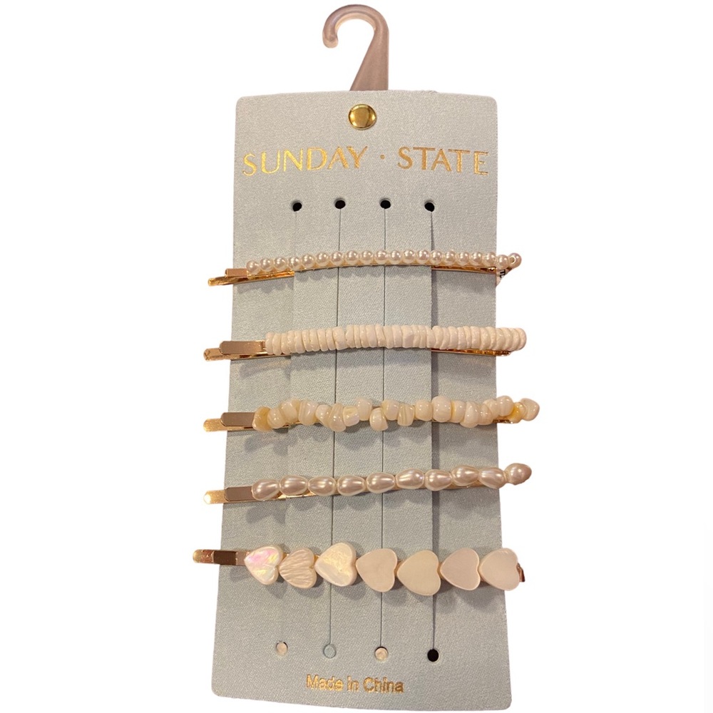 Sunday State Set of 5 Hairpins NWT
